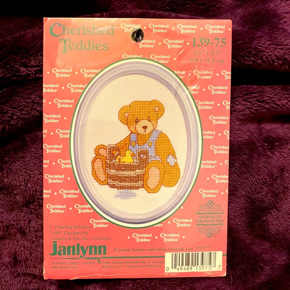 Janlynn Cherished Teddies Counted Cross-Stitch NWT